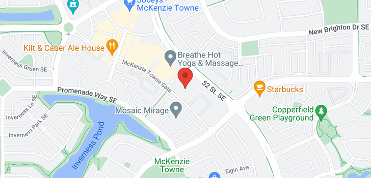 map of 2402 310 Mckenzie Towne Gate SE